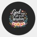 Zoek naar wijsheid stickers Bijbel