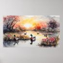 Zoek naar zonsondergang schilderen kunst Meer