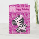 Zoek naar roze zebra kaarten Voor kinderen