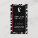 Zoek naar roze zebra visitekaartjes Business