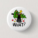 Zoek naar grappige kerstmis buttons Kat