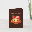 Zoek naar croissant kaarten Schattig
