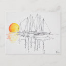 Zoek naar zeilboot tekening briefkaarten Frankrijk