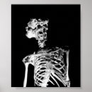 Zoek naar skeletten posters Zwart en wit