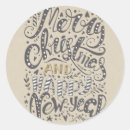 Zoek naar gelukkig nieuwjaar stickers Typografie