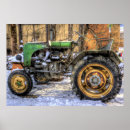 Zoek naar vintage tractor kunst Trekker