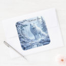 Zoek naar witte wolf stickers Wild dier