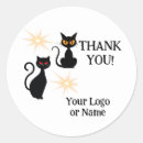 Zoek naar retro kat stickers Zwart