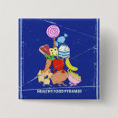 Zoek naar gezond eten buttons Voedsel
