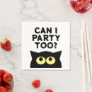 Zoek naar katten silhouet servetten Katje