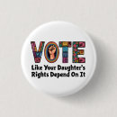 Zoek naar dochter buttons Vrouwenrechten
