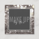 Zoek naar handtekeningen visitekaartjes Make up kunstenaar