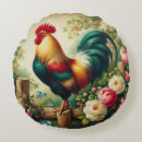 Zoek naar vintage haan kussens Kleurrijk