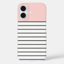 Zoek naar roze en witte strepen iphone hoesjes Zwart