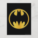 Zoek naar batman logo briefkaarten Geel en zwart
