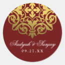 Zoek naar rode mandala stickers Elegant