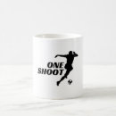 Zoek naar voetbal mokken Silhouet