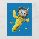 Zoek naar cartoon astronaut briefkaarten Schattig