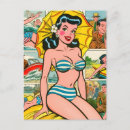 Zoek naar bikini meisje briefkaarten Beach