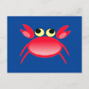 Zoek naar cartoon krab briefkaarten Oceaan
