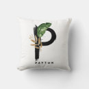 Zoek naar groene palm kussens Tropisch