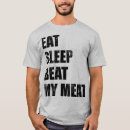 Zoek naar eet vlees tshirts Grappig