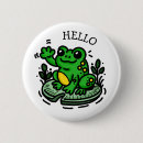 Zoek naar cartoon kikker buttons Schattig