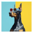 Zoek naar dobermann kunst Hond