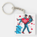 Zoek naar puzzel sleutelhangers Liefde