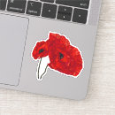Zoek naar bloesem stickers Rood