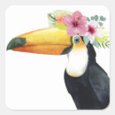 Zoek naar tropische vogels stickers Bloemen