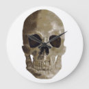 Zoek naar schedel klokken Grijs