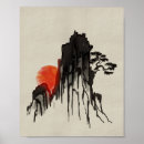 Zoek naar japans sumi e posters Bevroren