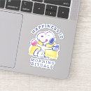 Zoek naar geluk stickers Charles schulz