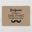 Zoek naar grappige snor uitnodigingen Voor hem