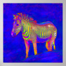 Zoek naar regenboog zebra posters Zebras