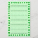 Zoek naar klaver briefpapier Shamrocks