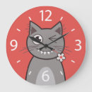 Zoek naar leuke kat klokken Cartoon