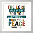 Zoek naar vechten posters Exodus 14 14