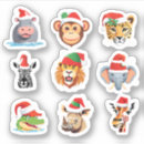 Zoek naar grappige olifanten stickers Kerstmis