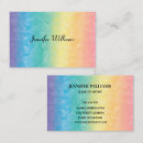 Zoek naar rainbow visitekaartjes Minimalistisch