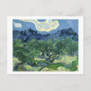 Zoek naar olijfbomen uitnodigingen Vincent van gogh