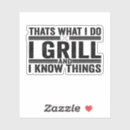 Zoek naar grappige barbecue stickers Bbq