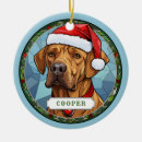 Zoek naar rhodesian ridgeback ornamenten Schattig