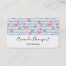 Zoek naar flamingos visitekaartjes Ananas