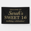 Zoek naar sweet 16 birthday spandoeken Elegant