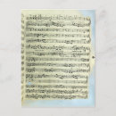 Zoek naar muziek score briefkaarten Papier