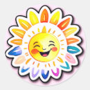Zoek naar cartoon zon stickers Zonnig