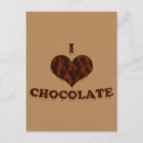 Zoek naar liefde chocolade briefkaarten Hart