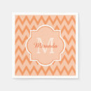 Zoek naar oranje chevron servetten Trendy